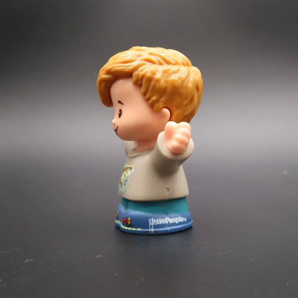 Fisher Price Little People Male Blonde Hair Fishing Shirt Boy Dad Replacement